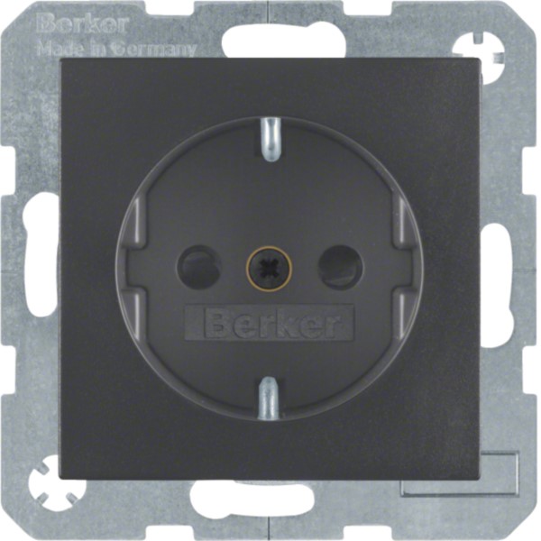 Berker 47231606 Schuko-Steckd.anth/matt
