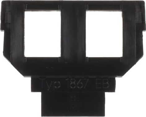 Busch-Jaeger 1867 EB Sockel für 1758... f. Mod.-Jack 2x6u.8p