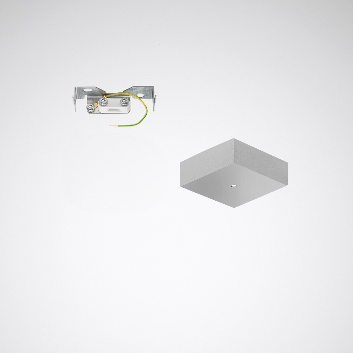 Trilux ZAE 03 Deckenanschlussdose eckig, si-gr