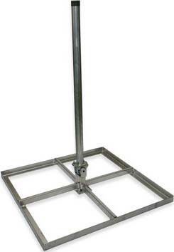 Televes BS 40/4 Balkonständer f.4 Betonpl. feuerverzinkt