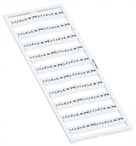 WAGO GmbH & Co. KG 793-5472 WMB-Bezeichnungssystem W:L1,L2,L3,N,PE(20x)