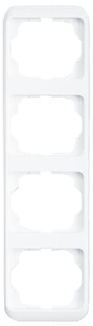 Busch-Jaeger 1734-24G Rahmen 4-fach studioweiß, senkr.