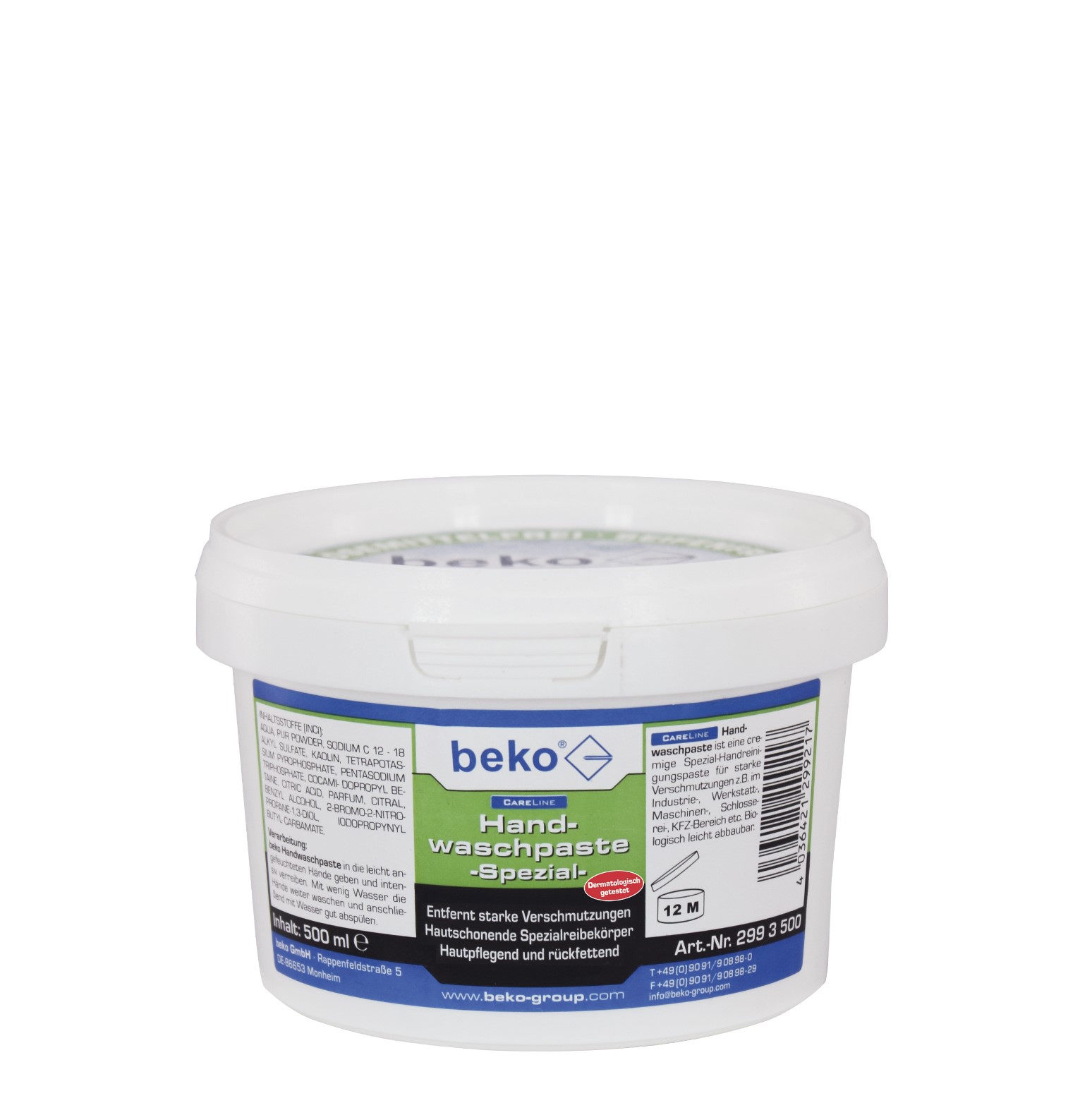Beko 2993500 Handwaschpaste 500ml