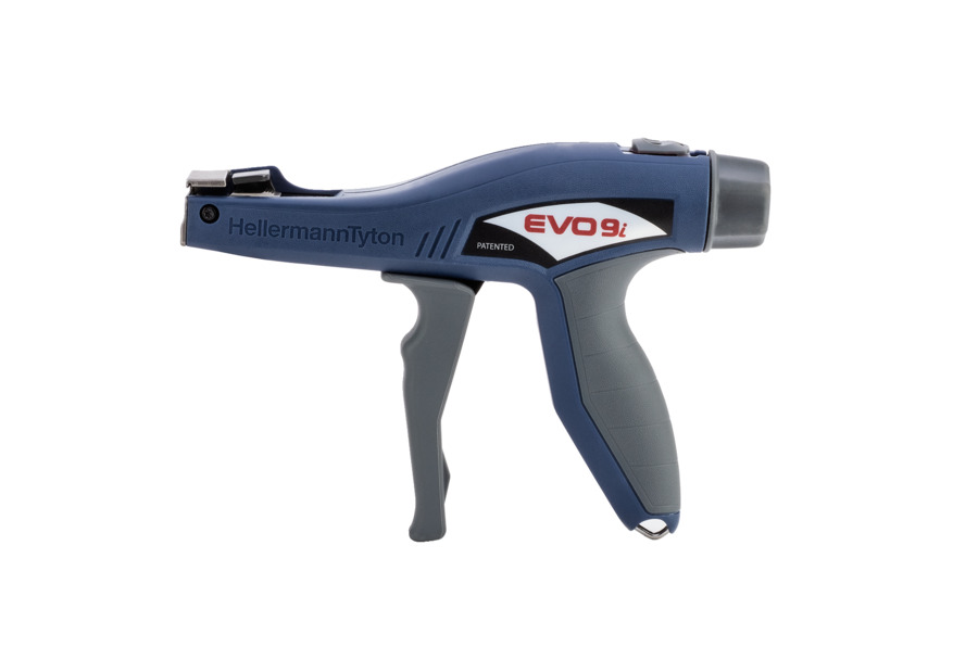 HellermannTyton EVO9i-MET/PL-BU Kabelbinderabbindewerkzeug bis 13,5 mm