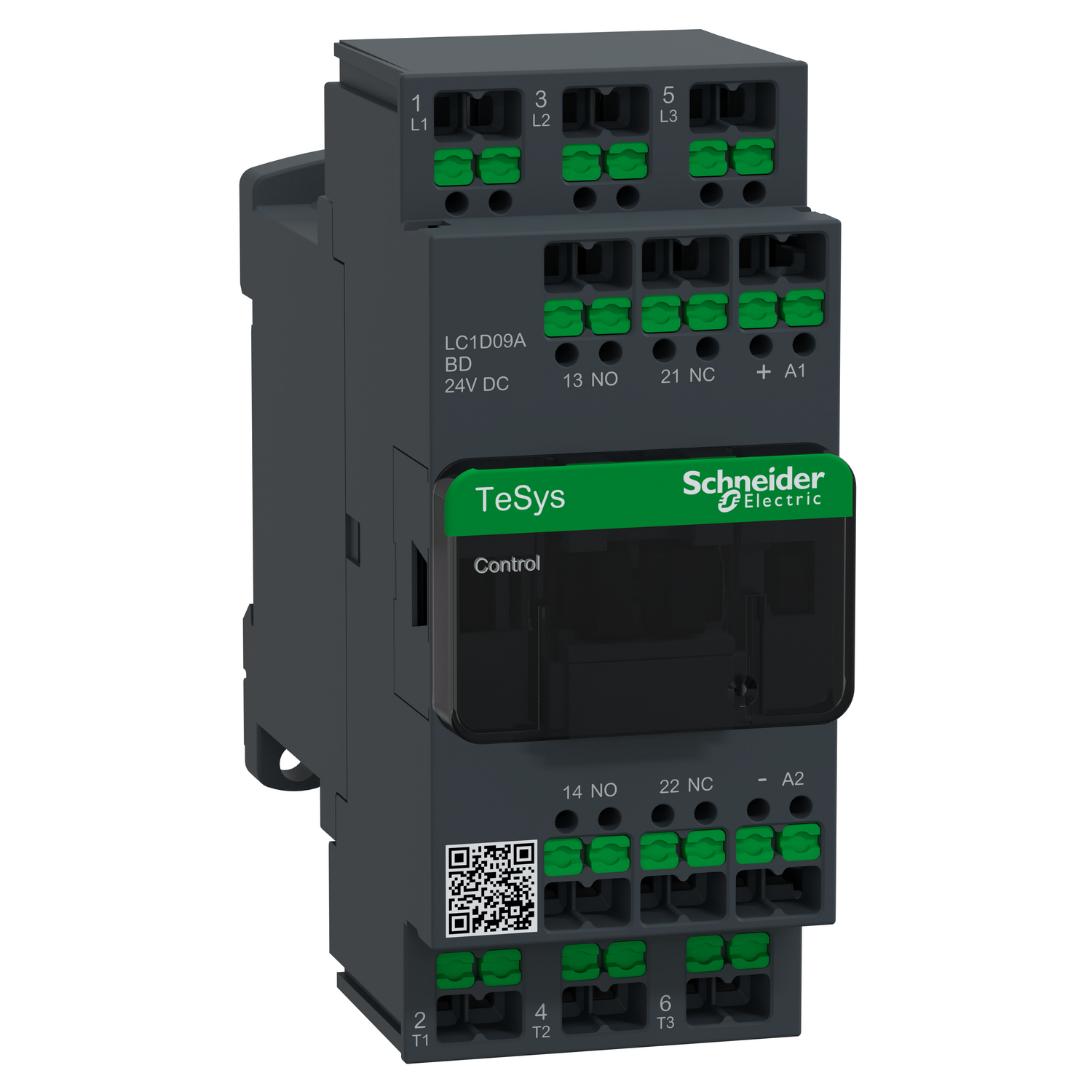 Schneider Electric LC1D09ABD Schütz 3P 9A Ac3 24V Dc Snapin