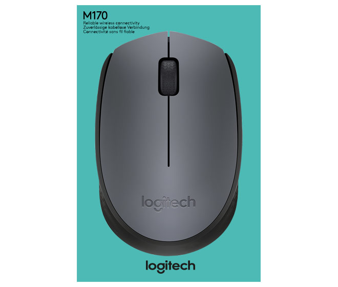 Logitech M170 gr Maus Wireless Optisch
