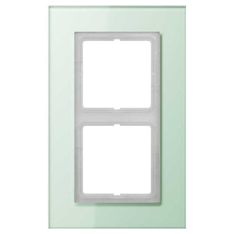 Jung LSP 982 GLAS Rahmen 2-fach mt ws waage/senkrecht
