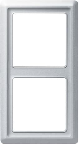 Busch-Jaeger 2102-33 Rahmen 2-fach alusi, UP, Allwetter