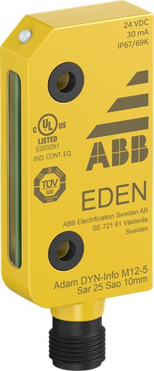 ABB Stotz S&J Adam DYN-Info M12-5 Unfallschutzsnsor IP69K