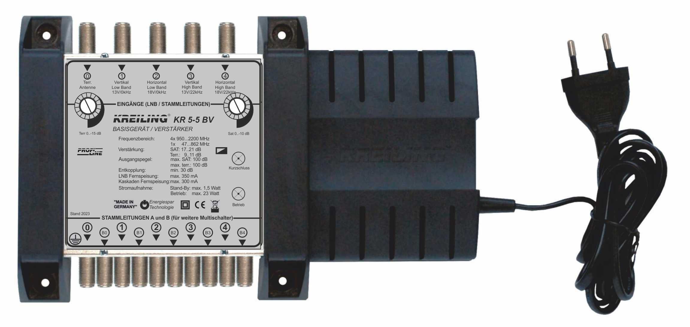 Kreiling Tech. KR 5-5 BV Basisgerät 5 Ein.