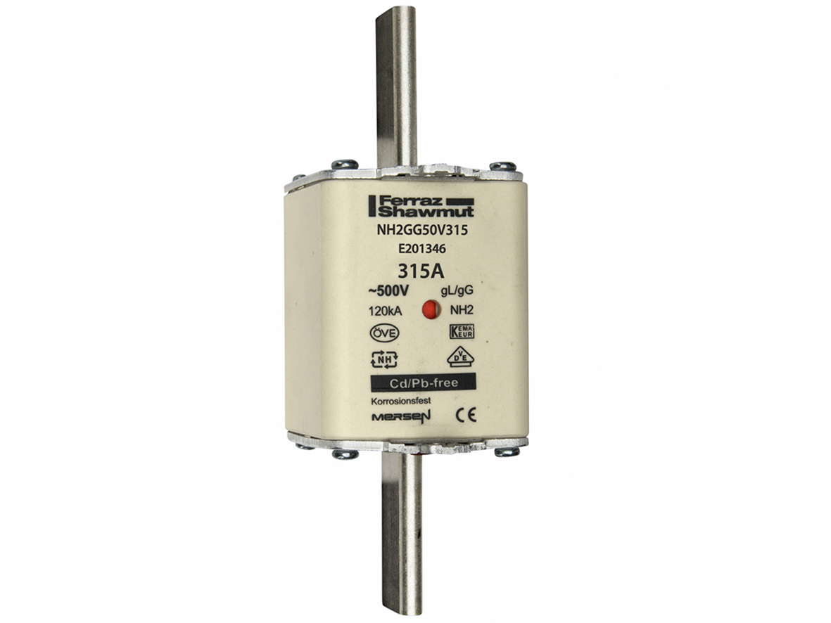 Mersen NH2GG50V315 NH-Sicherungseinsatz SF Gr.2 gG 315A/500V KM