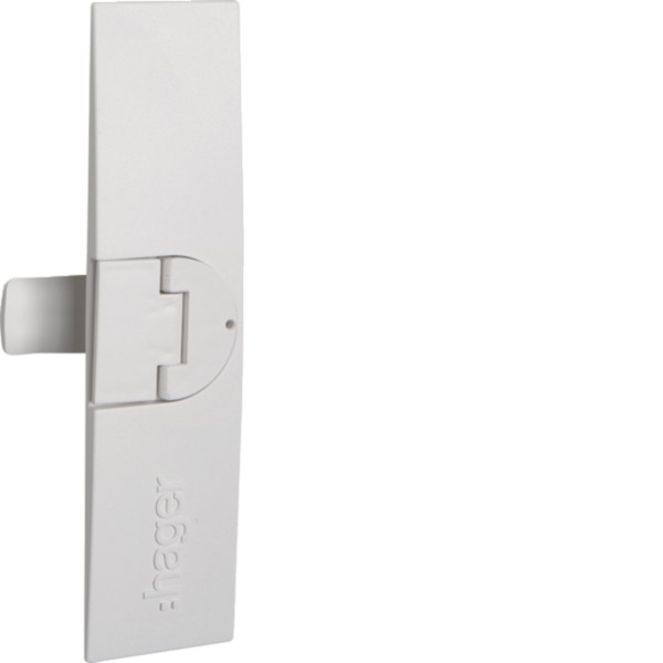 Hager FZ598 Türschild m. Klappgriff f.IP43 Schrank