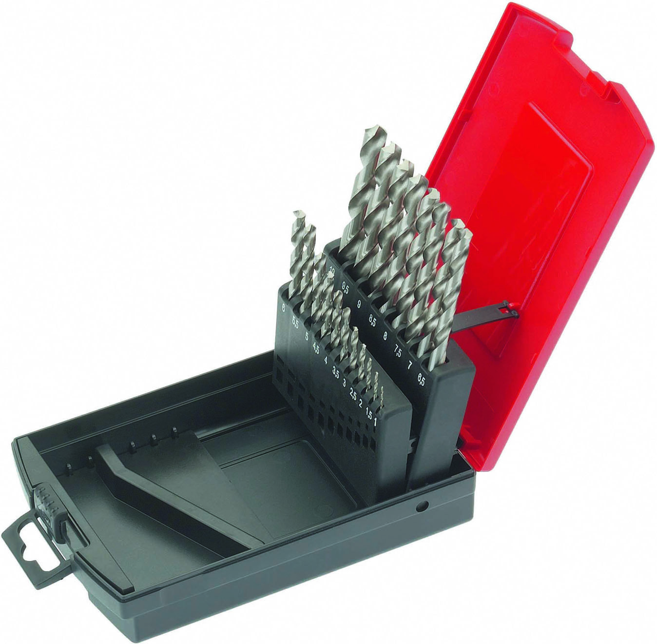 Cimco Werkzeuge 201352 Spiralbohrer-Sortiment HSS 1-10/0,5 19Stk.