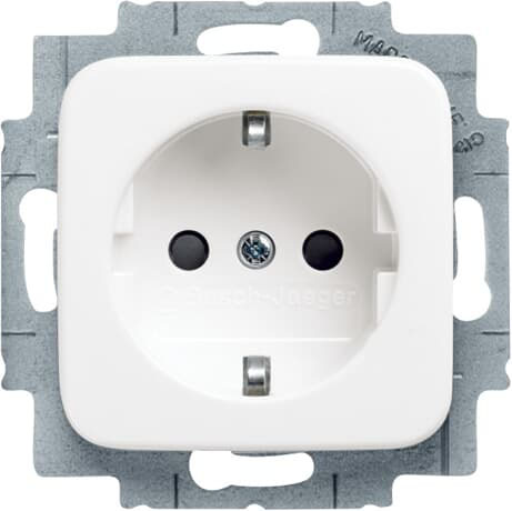 Busch-Jaeger 20 EUCKS-214 Steckdosen-Einsatz aws m.erhöhtem Berührs.