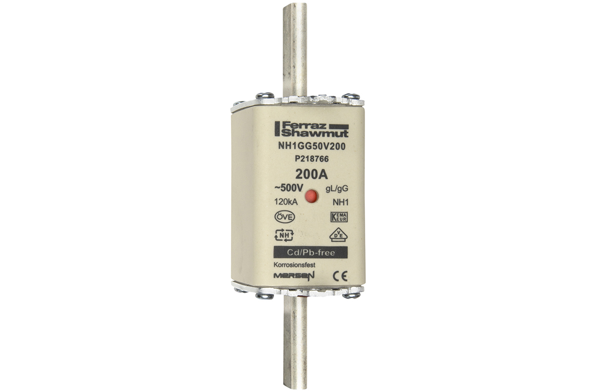 Mersen NH1GG50V200 NH-Sicherungseinsatz SF Gr.1 gG 200A/500V KM