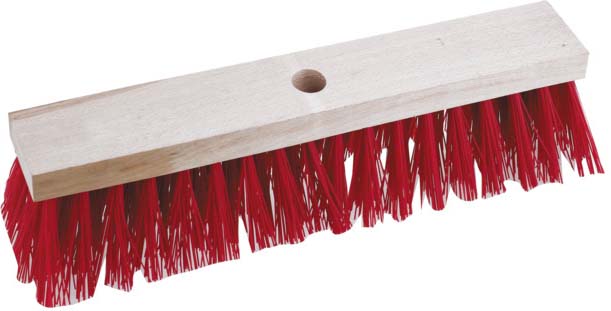 Cimco Werkzeuge 143024 Straßenbesen ohne Stiel Farbe rot, 400mm