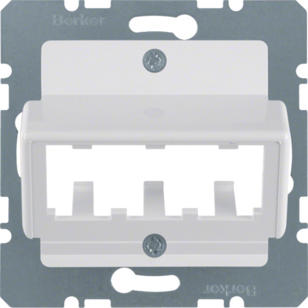 Berker 142709 Zentralplatte pws f.3 MINI-COM Module