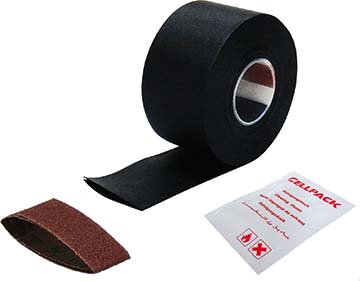 Cellpack KRS1/schwarz Reparaturset