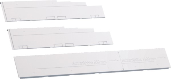 Hager ZZ11A Abschottung univers Z senkr.950/1100,3tlg.