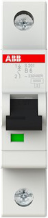 ABB Stotz S&J S201-B6 Sicherungsautomat 6kA 6A B 1p