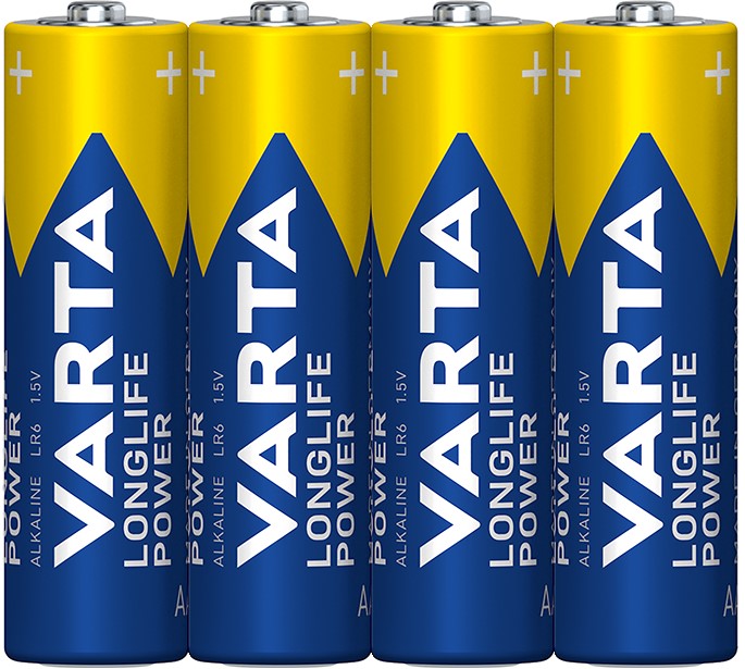 Varta Cons.Varta 4906 Fol.4 Batterie Longl.Power AA Mignon, LR6, Al-Mn