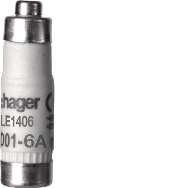Hager LE1406 Sicherung D01 E14 6A 400V gG m.Melder