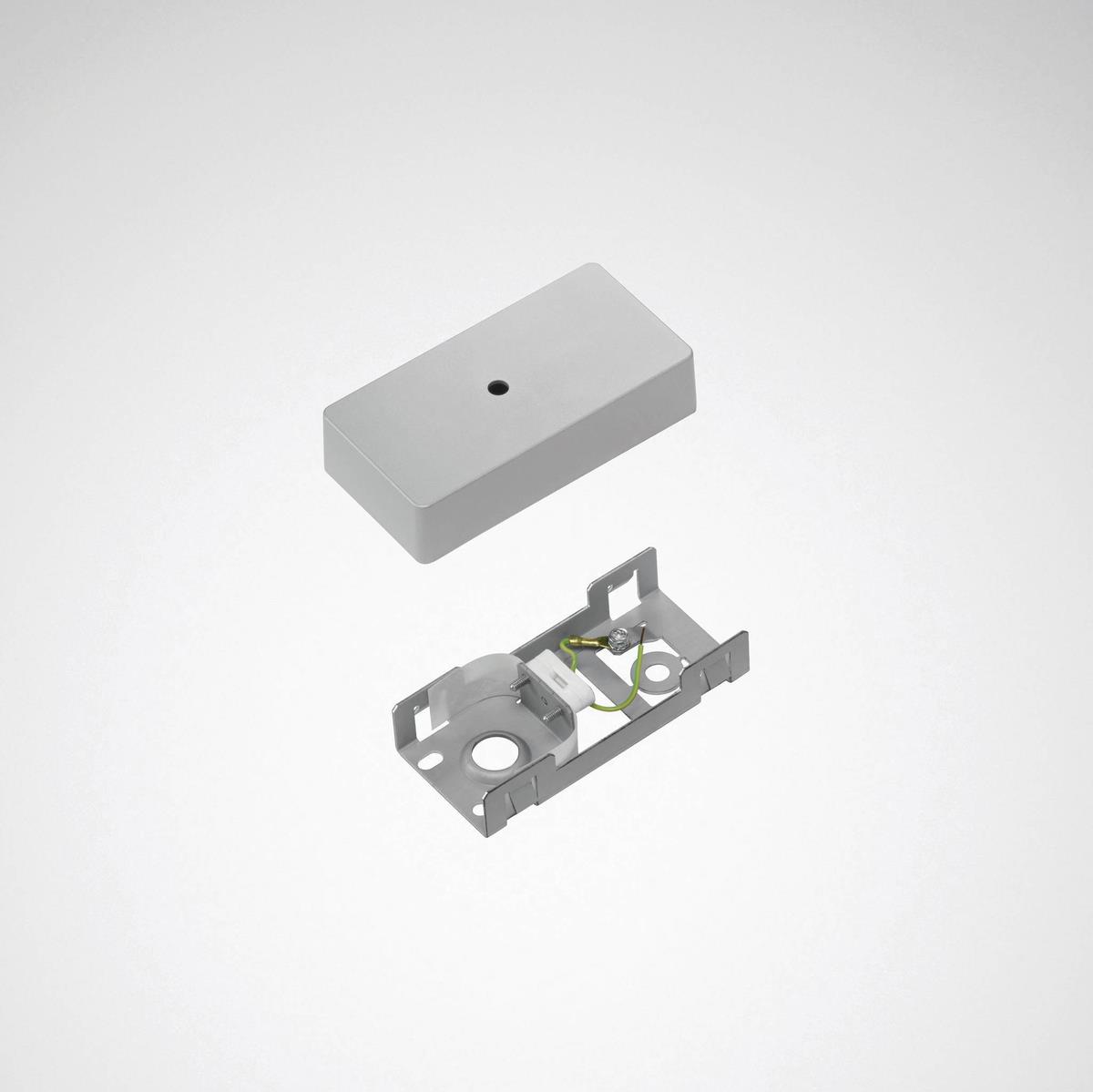 Trilux ZAR/03 Deckenanschlussdose silbergrau