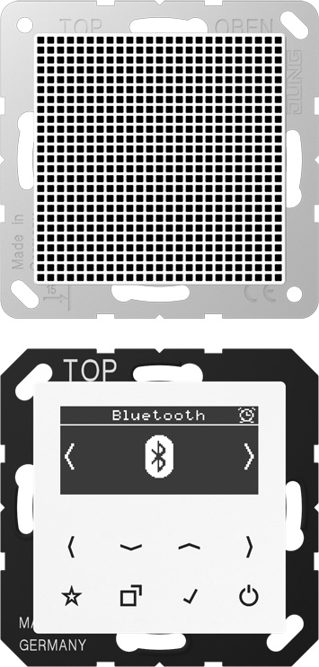 Jung DAB A1 BT WW Smart DAB+ Digitalradio Bluetooth SetMono1LS