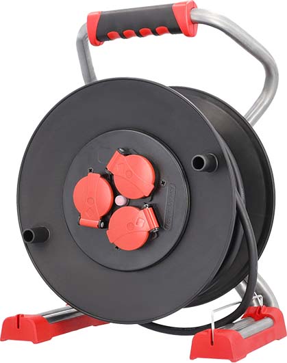 Bachmann 399.190 Profi-Kabeltrommel 1,5qmm 25,0m CEE7/7