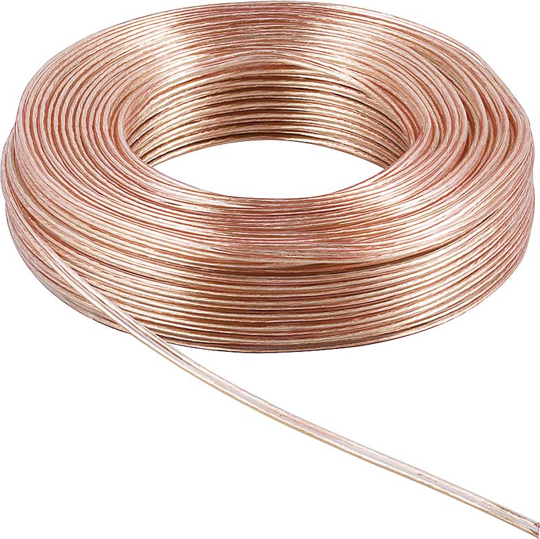 Goobay 67726 Lautsprecherkabel 10m 2x4qmm,transp.