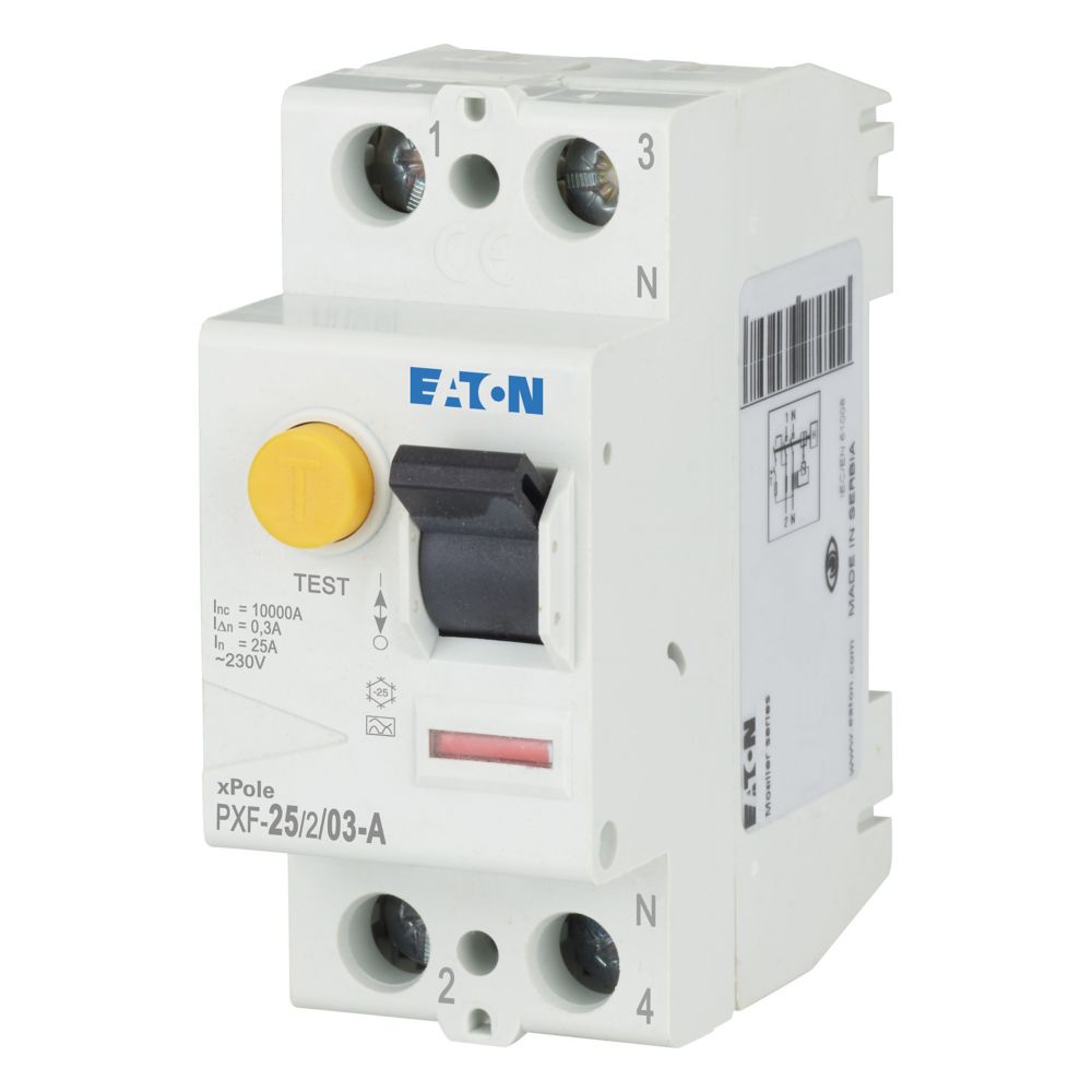 Eaton PXF-25/2/03-A FI-Schutzschalter 25A 2p, 300mA