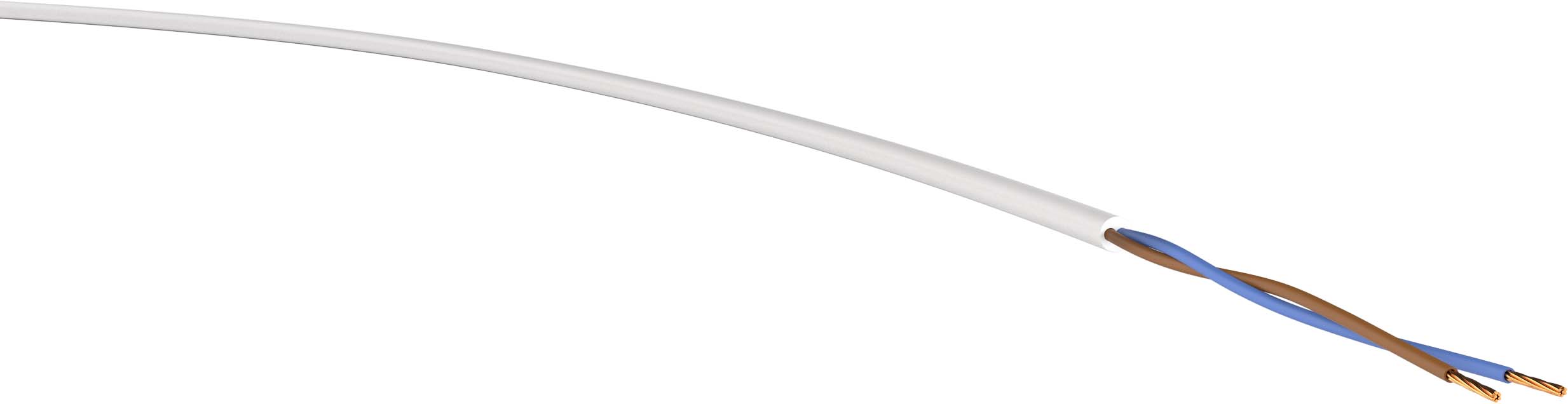 H03VV-F 2x0,75 ws H03VV-F 2x0,75 ws Ri. 50 Schlauchltg PVC