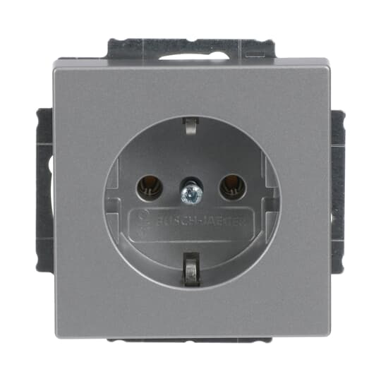 Busch-Jaeger 20 EUC-83 Steckdosen-Einsatz alusi Schuko 2P+E 16A 250V