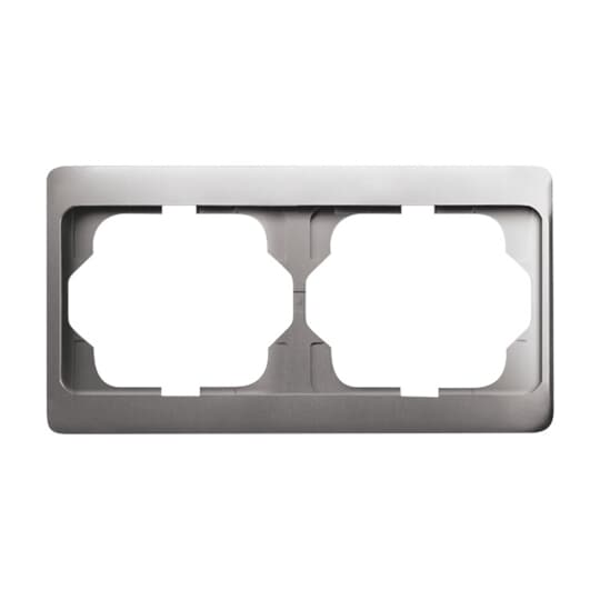 Busch-Jaeger 1722 KA-20 Rahmen 2-fach platin, waager.alpha