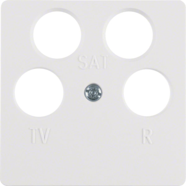 Berker 14841909 Zentralplatte pws 4 Loch
