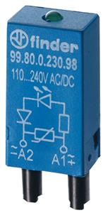 Finder 99.80.0.230.09 RC-Modul 110..230VAC/DC f.Fas. 94.82/83/84