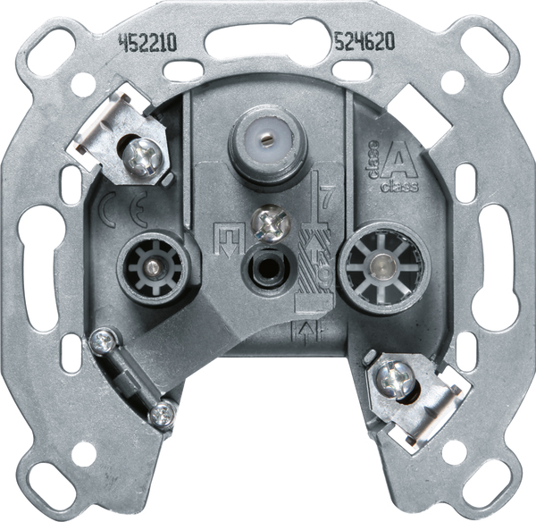 Berker 452210 Antennen-Steckdose 3Loch Einzeldose