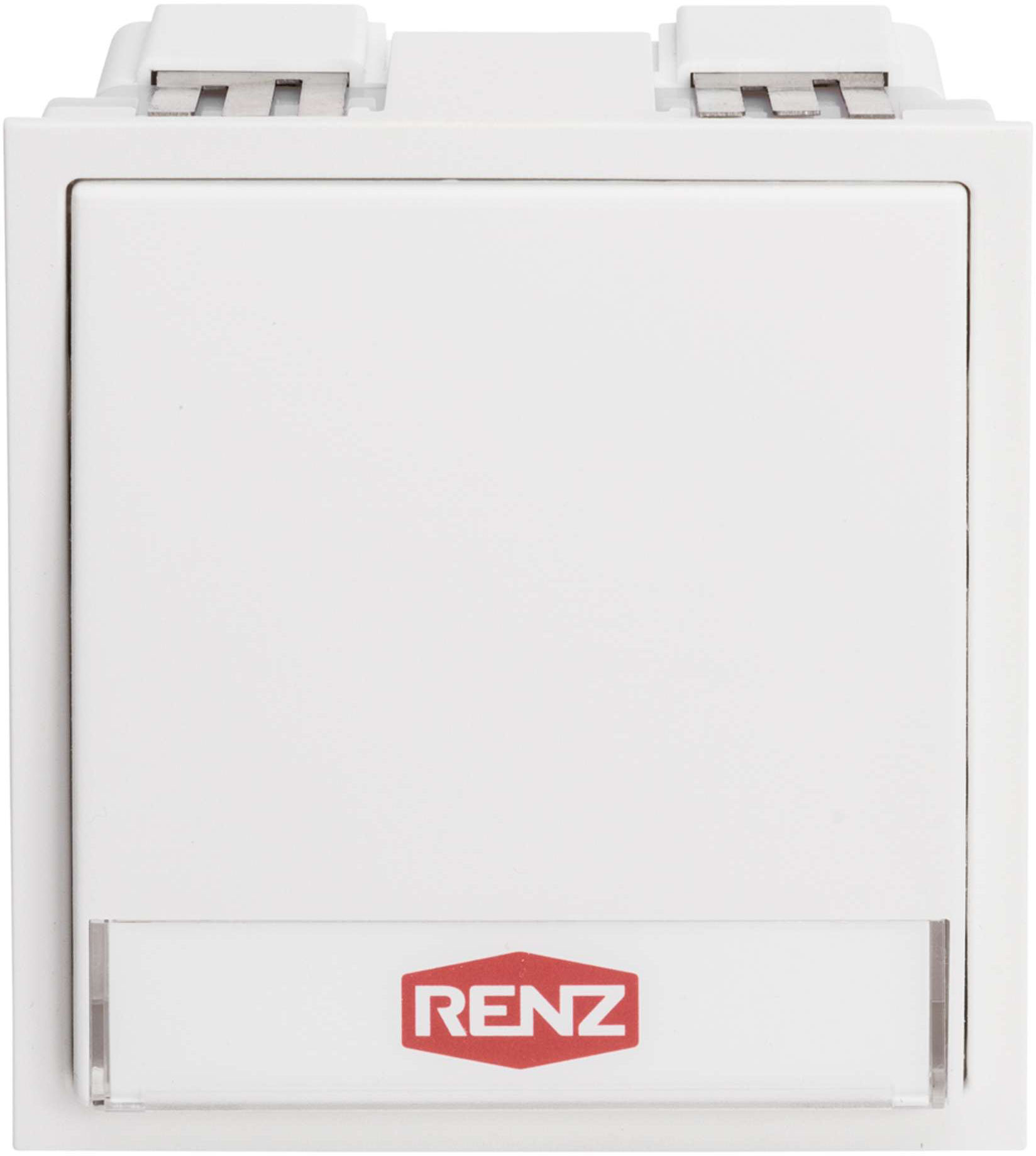 Renz Metallwaren. 97-9-85269 ws Klingelmodul mit 1 Klingeltaster