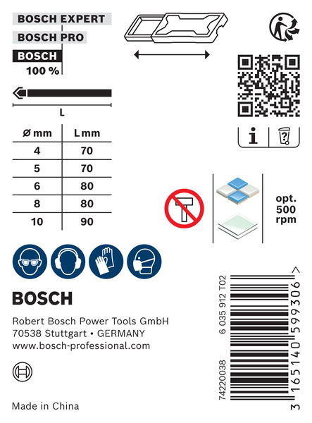 Bosch Power Tools 2608587169 CYL-9 Ceramic Fliesenbohrer Set