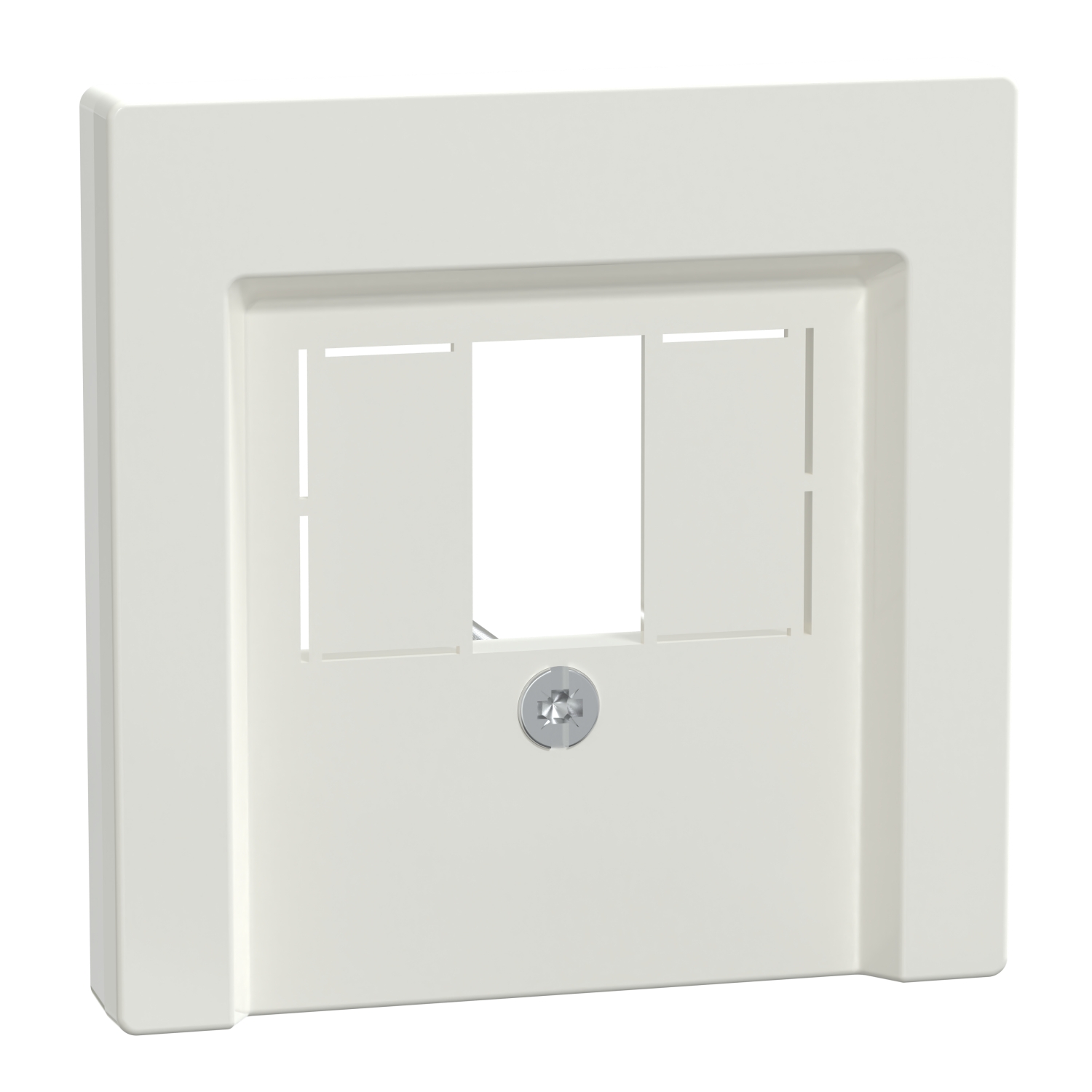 Merten 296019 Zentralplatte pws/gl für Anschlussdose