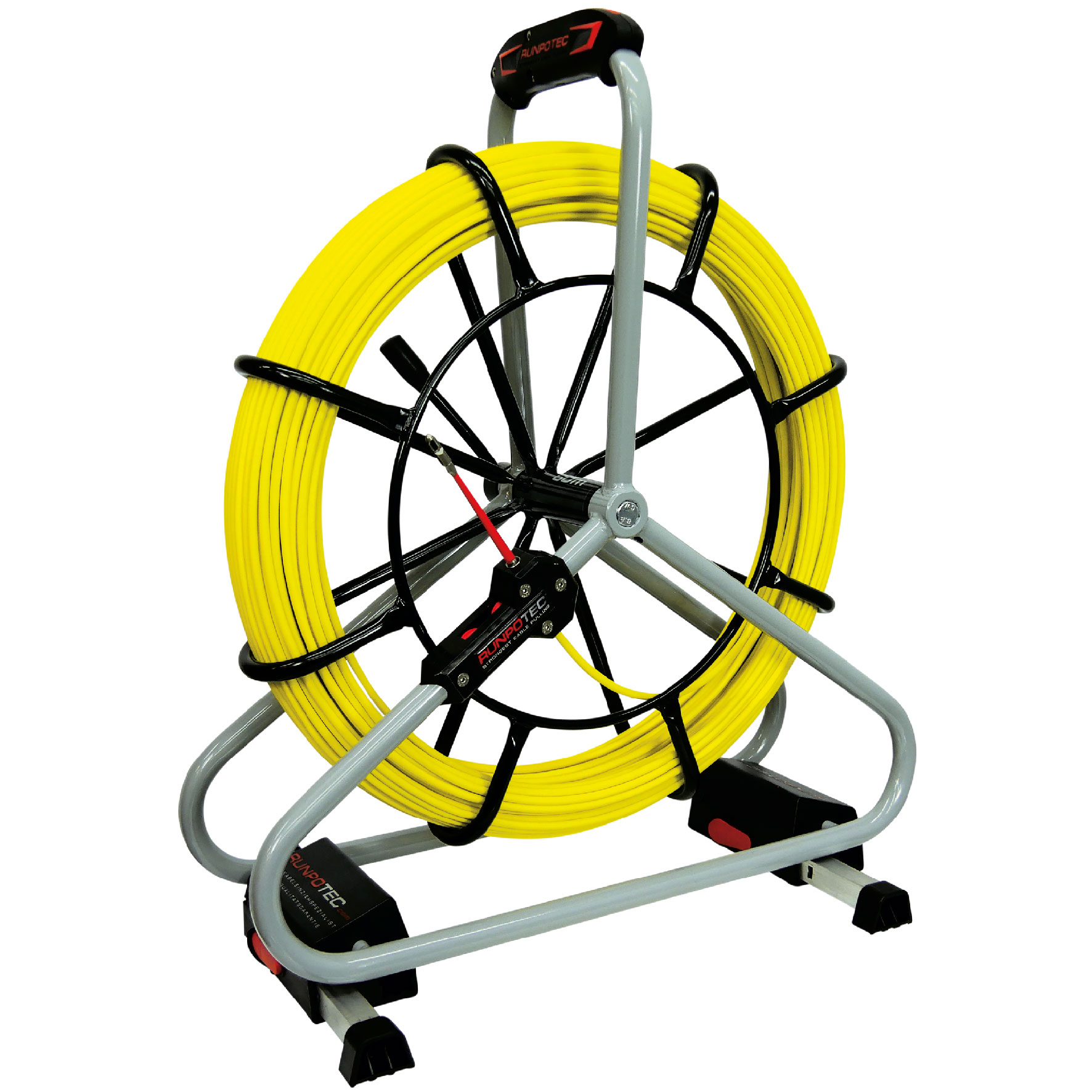 Runpotec 10063 Profi-Set Glasfaserstab Runp. 6mm RG6 60m