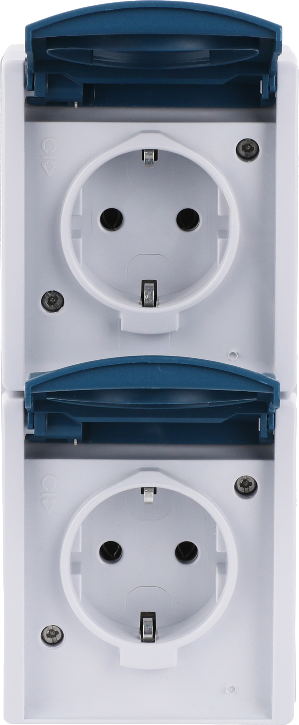 Busch-Jaeger 20-02 EW-53 Schuko-Steckdose 2f.gr/bgn senkrecht