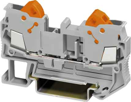 Phoenix Contact QTC 2,5 Durchgangsklemme, grau H=6,2mm 0,25-1,5qmm