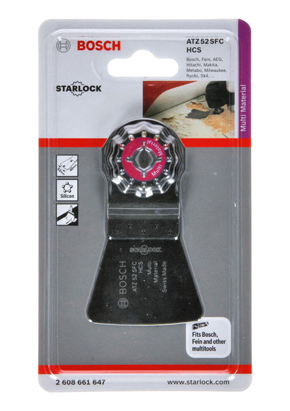 Bosch Power Tools 2608661647 HCS Schaber ATZ 52 SFC, flexibel 52 x 38 mm