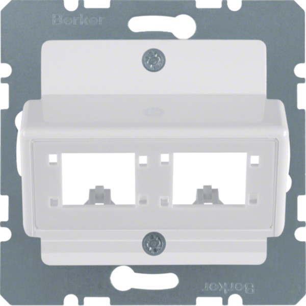 Berker 147209 Zentralplatte f. 1o.2 Einzelmodule
