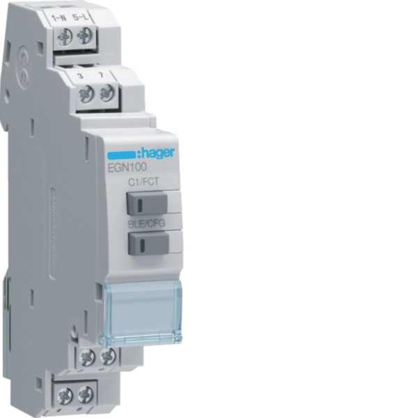 Hager EGN100 Digit.Multi-Zeitschaltuhr m.Bluetooth 1-Kanal