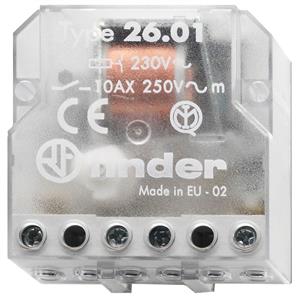 Finder 26.01.8.230.0000 Stromstoßschalter UP 1S 10A 230VAC