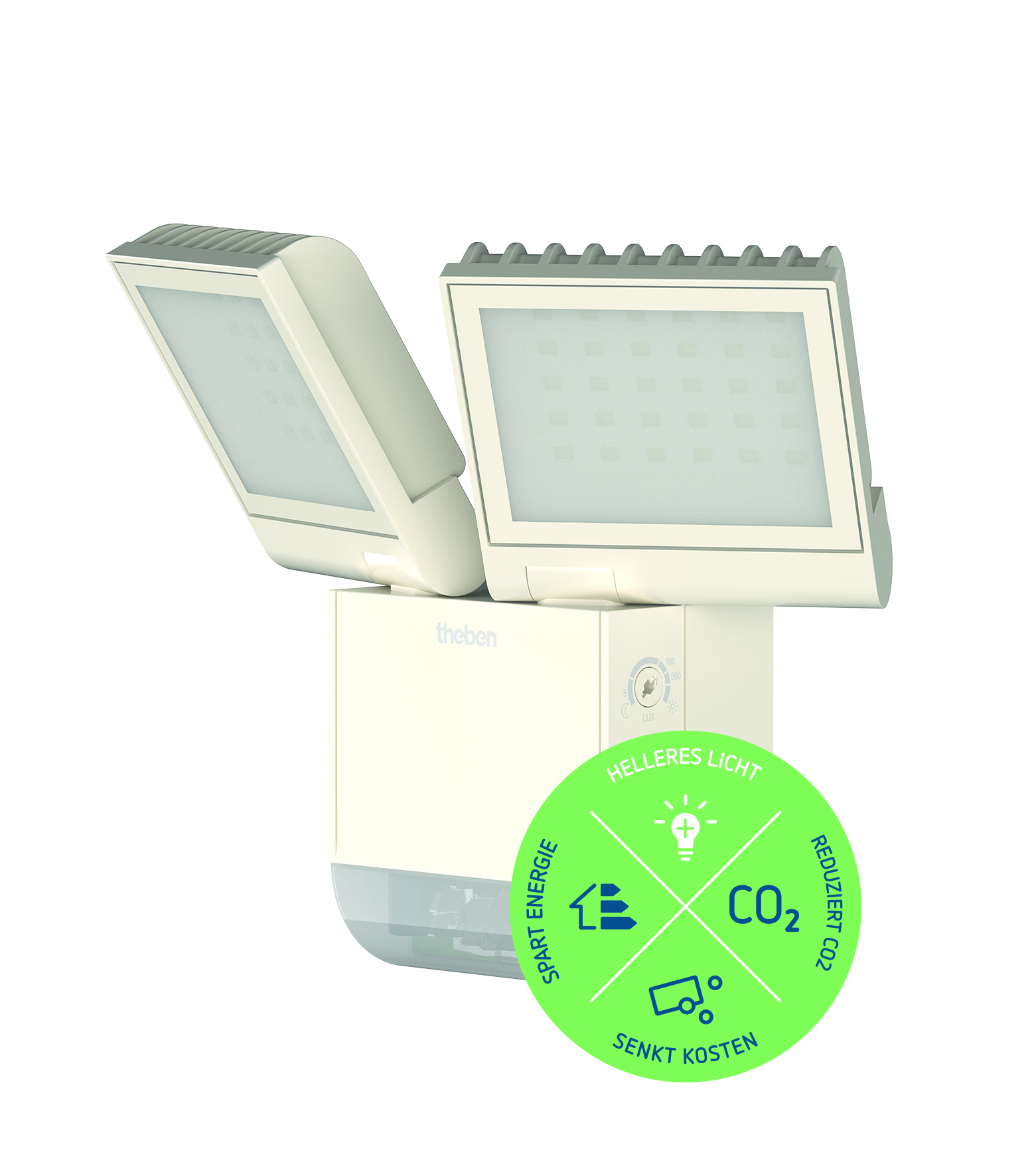 Theben theLeda S17-100 WH LED-Strahler 17 Watt, ws