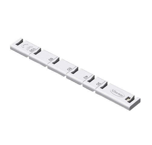 Unex 40850 Rückhaltesteg lichtgrau RAL 7035