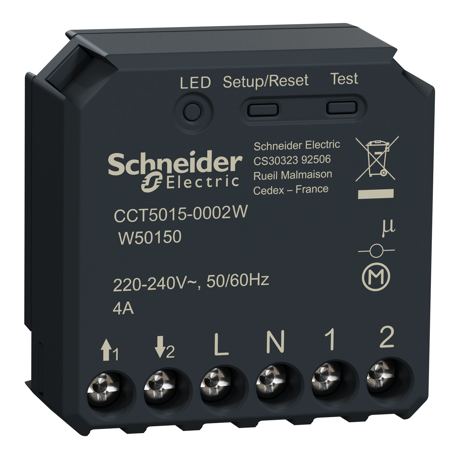 Schneider Electric CCT5015-0002W Wiser Jalousieaktor 1fach